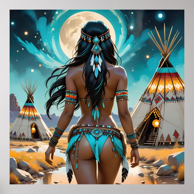 Dockor av: Svace 14 "Pocahontas" Poster (Framsidan)