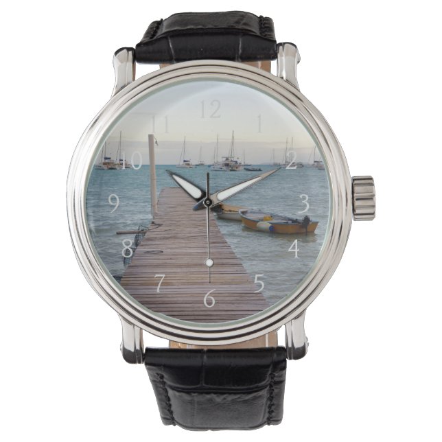 Dockor och hummerprickar armbandsur (Framsida)