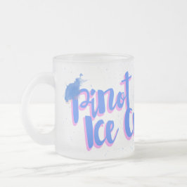 Dockor och kaffe frostad glasmugg