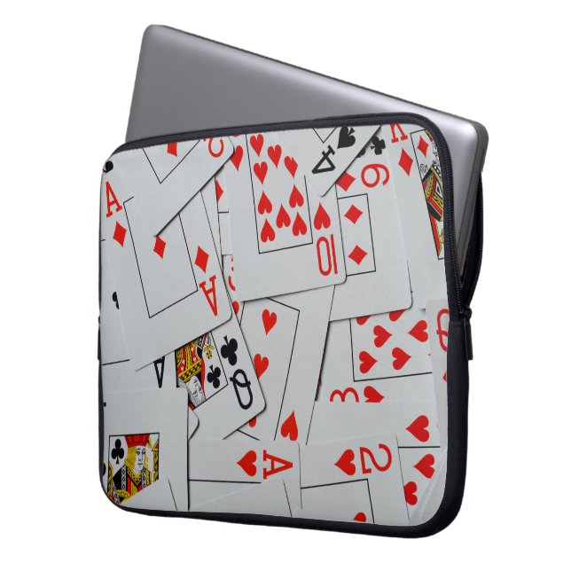 Dockor på de utspridda uppspelningskorten Mönster. Laptop Fodral (Framsidan Vänster)