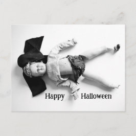 Dockporträtt - Halloween-docka Vykort
