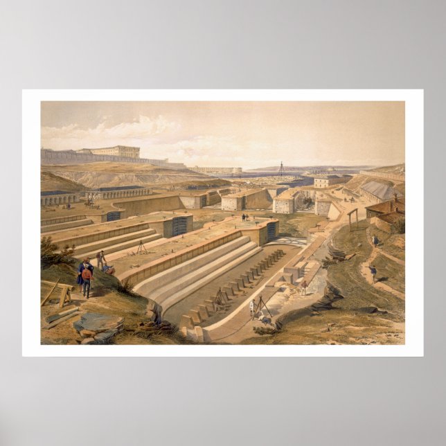Docks at Sebastopol, platta från "Sätet Krig i Poster (Framsidan)