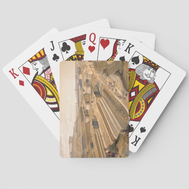 Docks at Sebastopol, platta från "Sätet Krig i Spel Kort (Baksidan)
