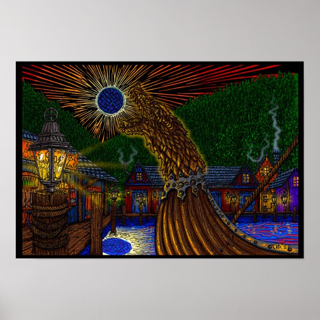 Dockside Eclipse- Poster (Framsidan)