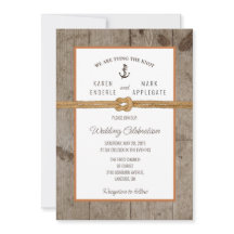 Dockside Rope Rustic Wedding bjudande