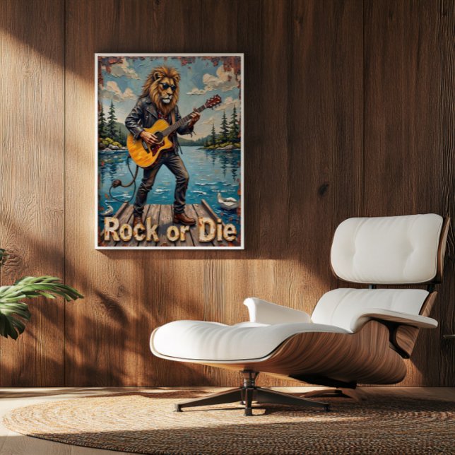 Dockside Shred: Lejon's Blues Poster (Skapare uppladdad)