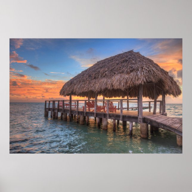 Dockside Sunrise Poster (Framsidan)