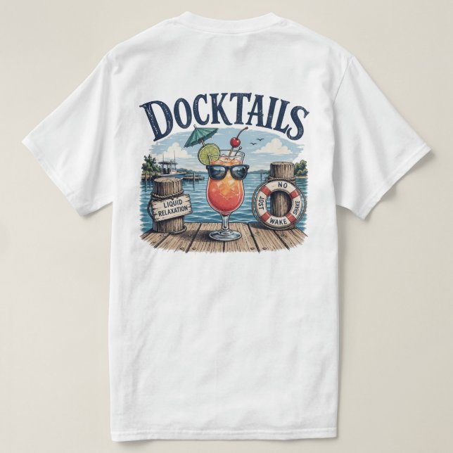 Docktails T-Shirt (Design baksida)