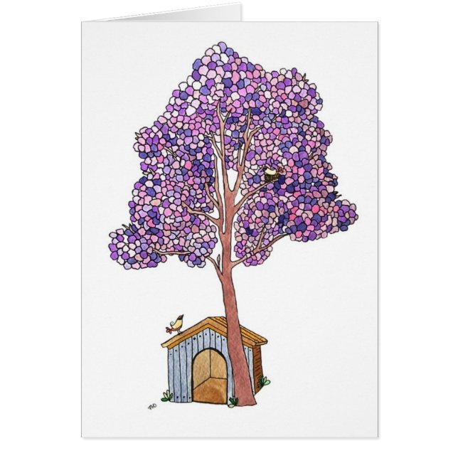 Dockus, tom hälsningskort (Framsidan)