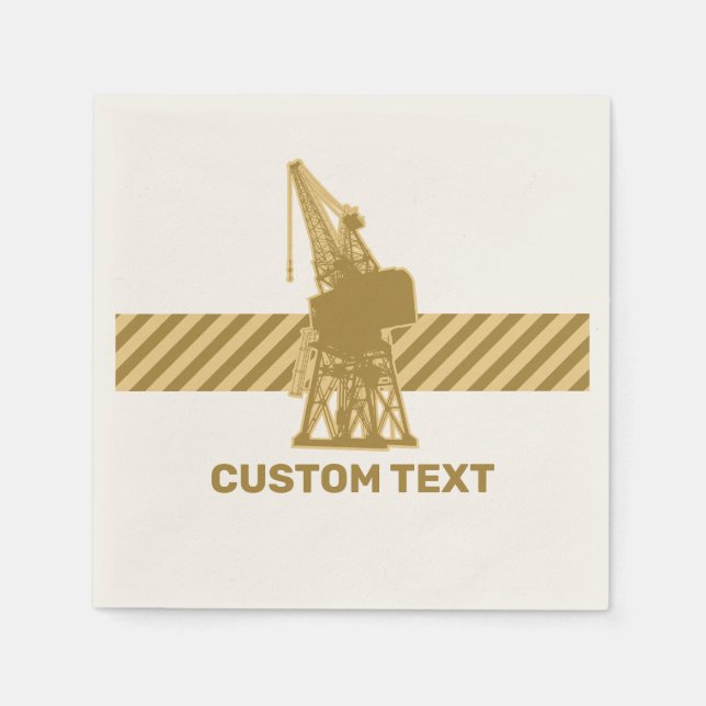 Dockyard Crane Pappersservett (Framsidan)