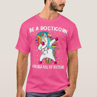 Docticorn som en vanlig Doktor-dabbing Unicorn T Shirt