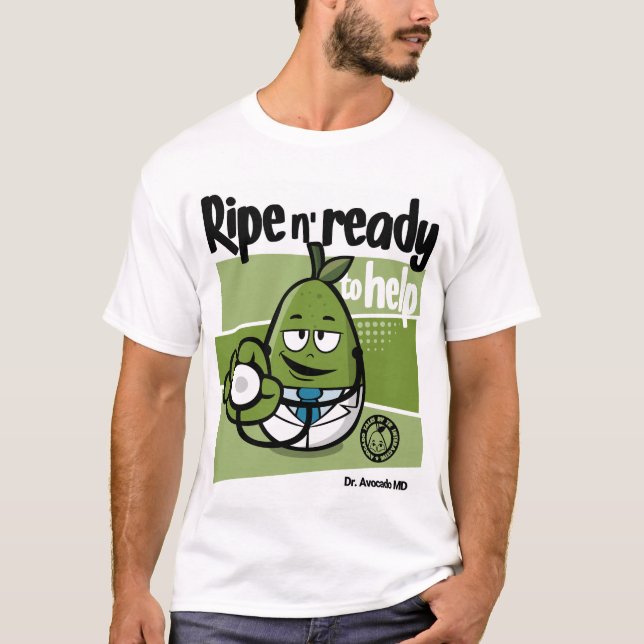 Doctor aguacate  t shirt (Framsida)