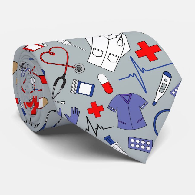 Doctor and Nurse Patterned Graduation Slips (Rullad)