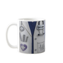 Doctor Coat Stethoscope Mug | Custom Medical Nurse