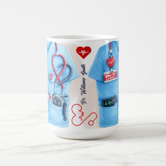 Doctor Coat Stethoscope Mug | Custom Medical Nurse Kaffemugg