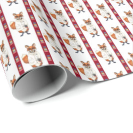 Doctor Fox Wrapping Paper Presentpapper
