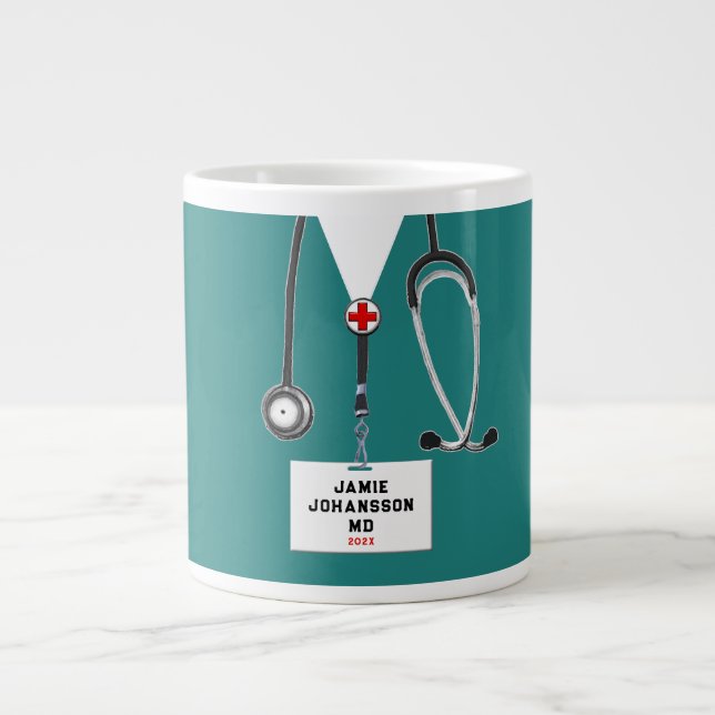 Doctor Medical School Grad 2026 Jumbo Mugg (Framsidan)