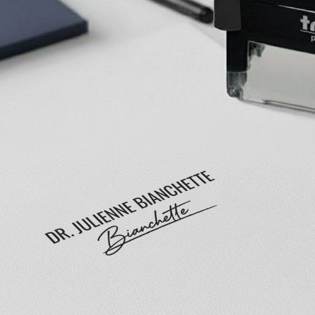 Doctor Medical Signature Professional Office Självfärgande Stämpel (Skapare uppladdad)