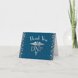 Doctor of Nursing Practice Graduation Blue Silver Tack Kort