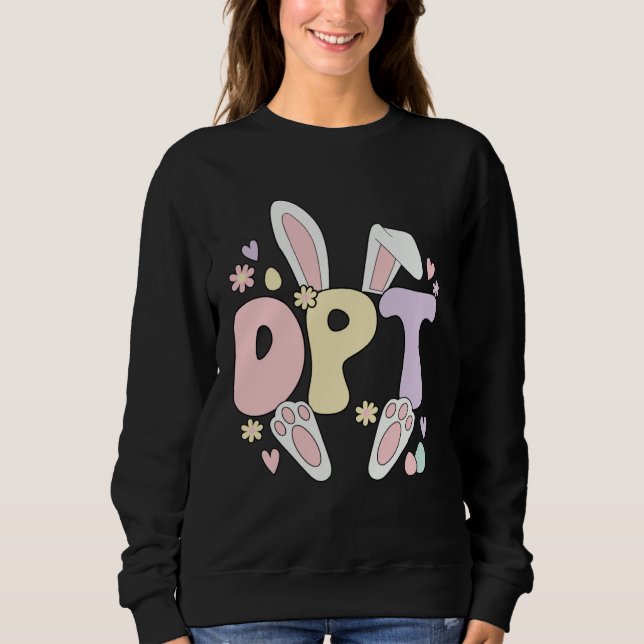 Doctor Of Physical Therapy Easter Bunny DPT Easter T Shirt (Framsida)