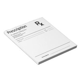 Doctor Prescription Notepad – Editable Doctor RX Anteckningsblock