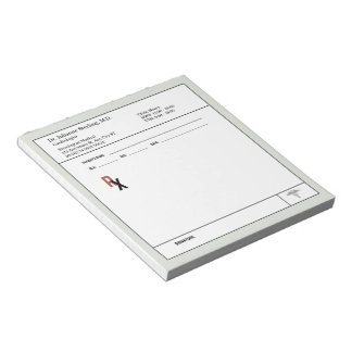 Doctor Prescription Notepad – Editable Doctor RX Anteckningsblock