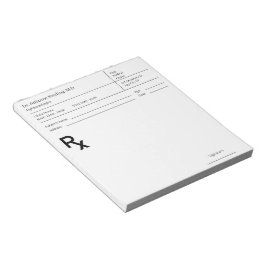 Doctor Prescription Notepad – Editable Doctor RX Anteckningsblock
