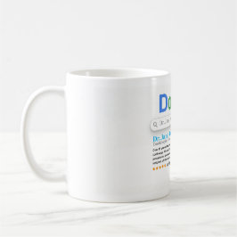 Doctor Search Style Custom Name Mug – Personalized Kaffemugg