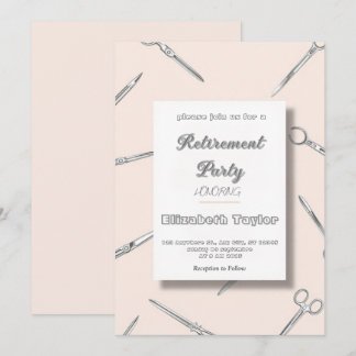 Doctor  Surgeon nurse retirement invitation Inbjudningar