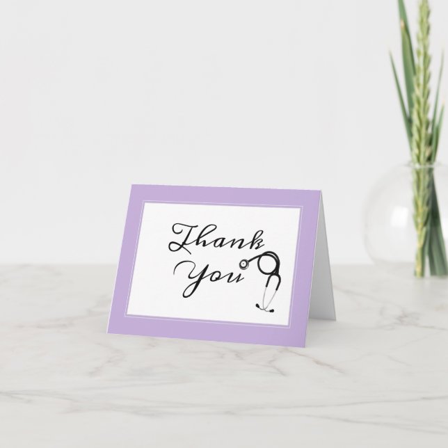 Doctor Thank You Cards Tack Kort (Framsida)