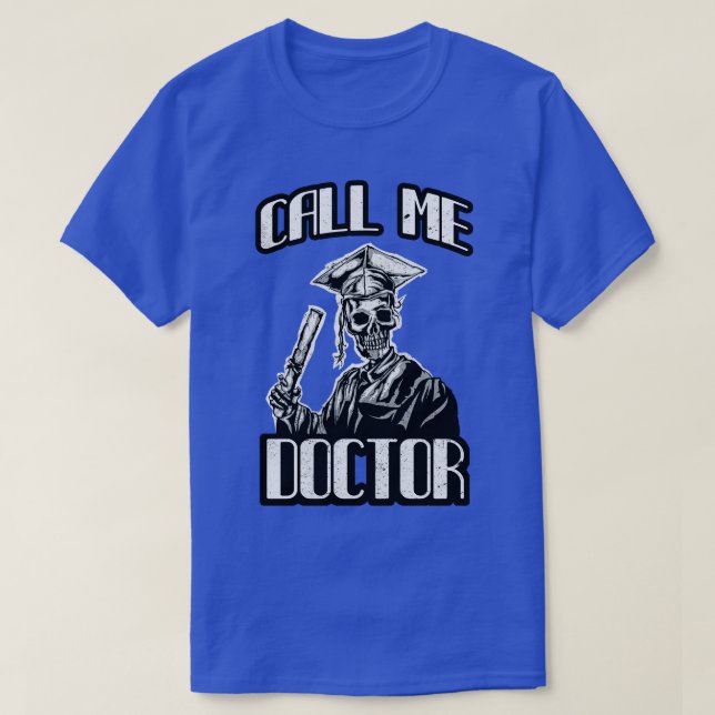 Doctorate Gift Mortarboard Funny Doktor T Shirt (Design framsida)