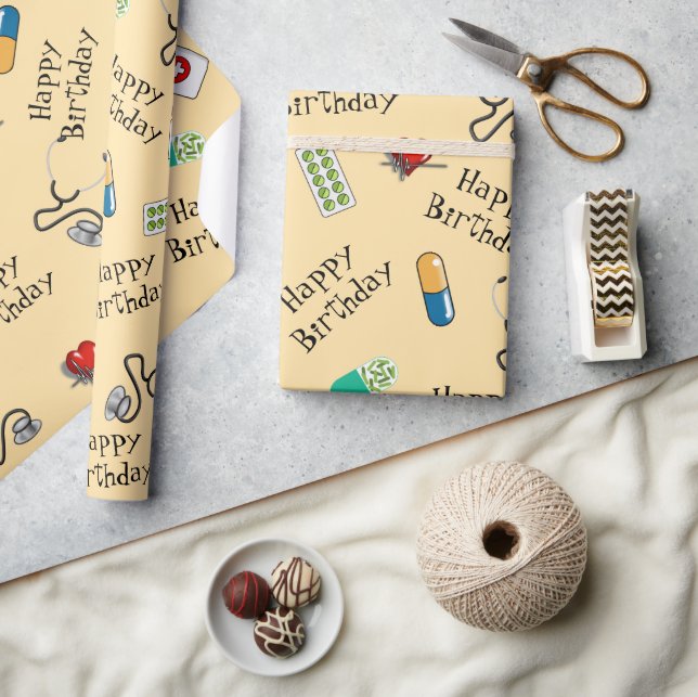  Doctor's birthday   Presentpapper (Hantverk)