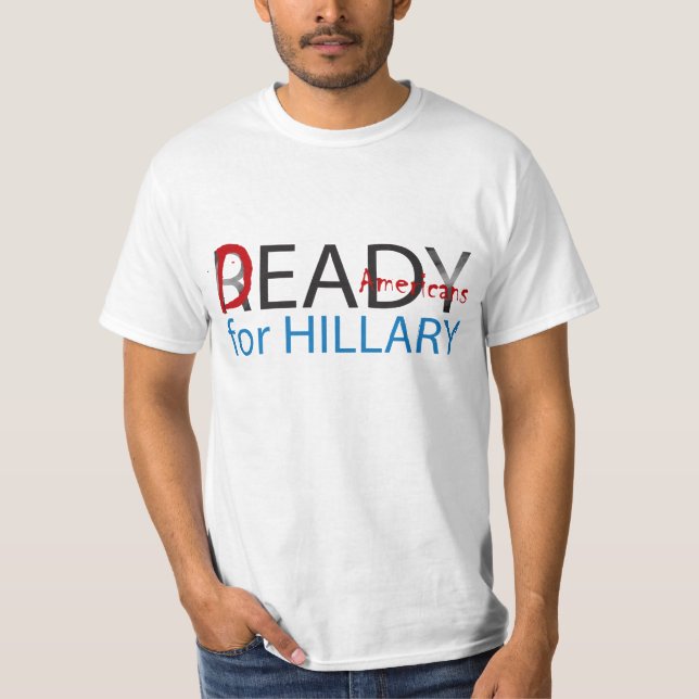 Död amerikanredo för Hillary? T-shirt (Framsida)
