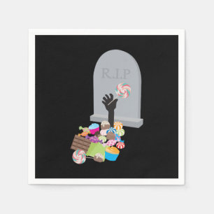 Död av Candy Halloween Design Design Pappersservett