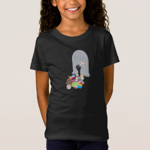 Död av Candy Halloween Design Design T Shirt