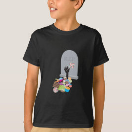 Död av Candy Halloween Design Design T Shirt
