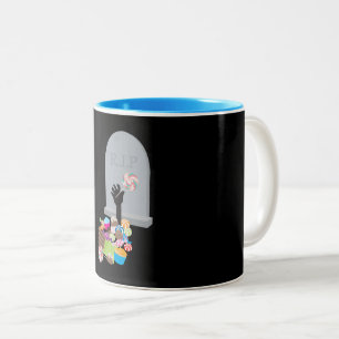 Död av Candy Halloween Design Design Två-Tonad Mugg