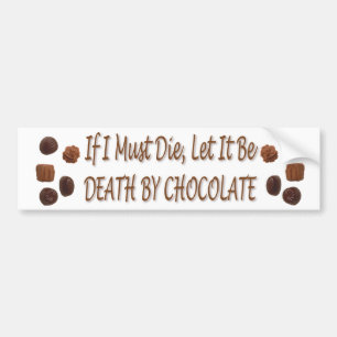 Död av chokladbildekalet bildekal