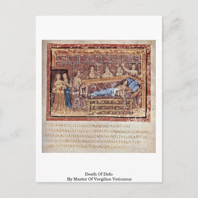 Död av doktor Vergilius Vaticanus Vykort (Framsida)