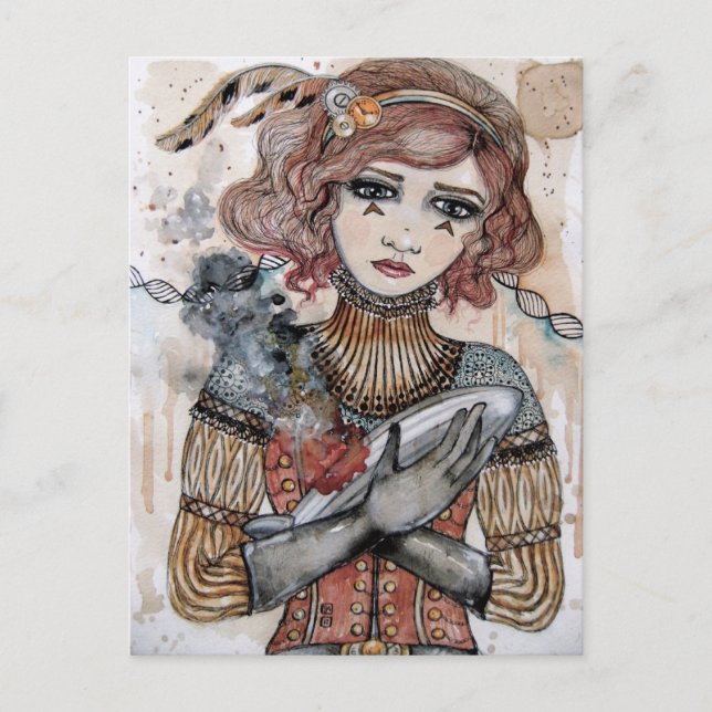 Död av en Zeppelin Vykort (Framsida)