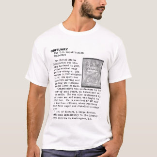 Död av konstitutionen t-shirt
