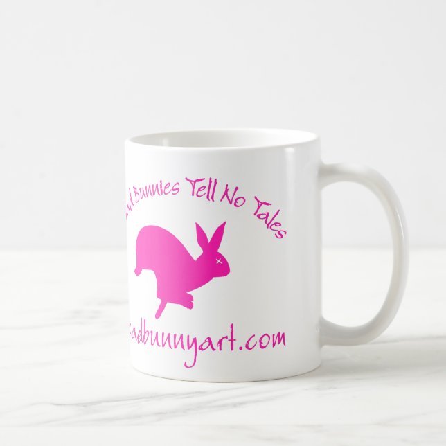 död bunnies2_pink kaffemugg (Höger)