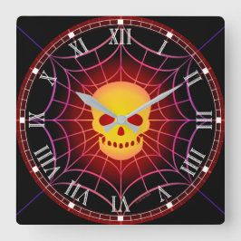 Död Catcher Vägglås på kvadrat Fyrkantig Klocka