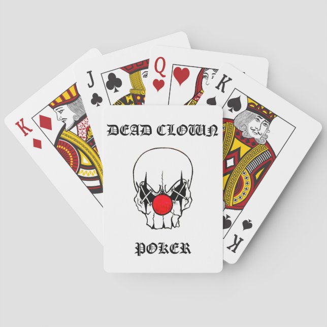 död clown poker kortlek (Baksidan)
