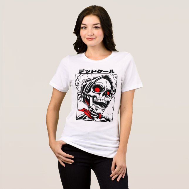 Död Coola - Urban Manga Skeleton Tee (Framsida Full)