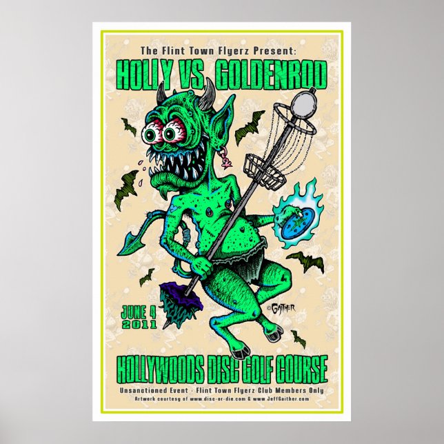 DOD - Disk Golf Poster (Framsidan)