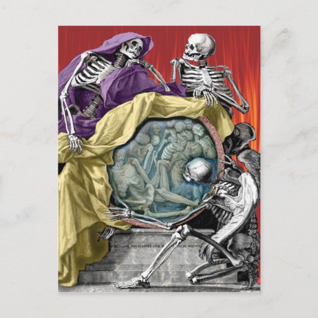 död diskurs på uppehället vykort (Framsida)