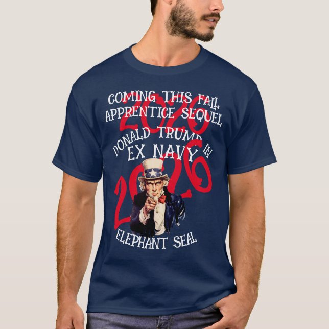 DOD DOJ EPA Flottiljen Elefantsäl Ronald Reagan T Shirt (Framsida)
