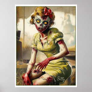 Död, drömsk och farligt förförisk: Betty Poster