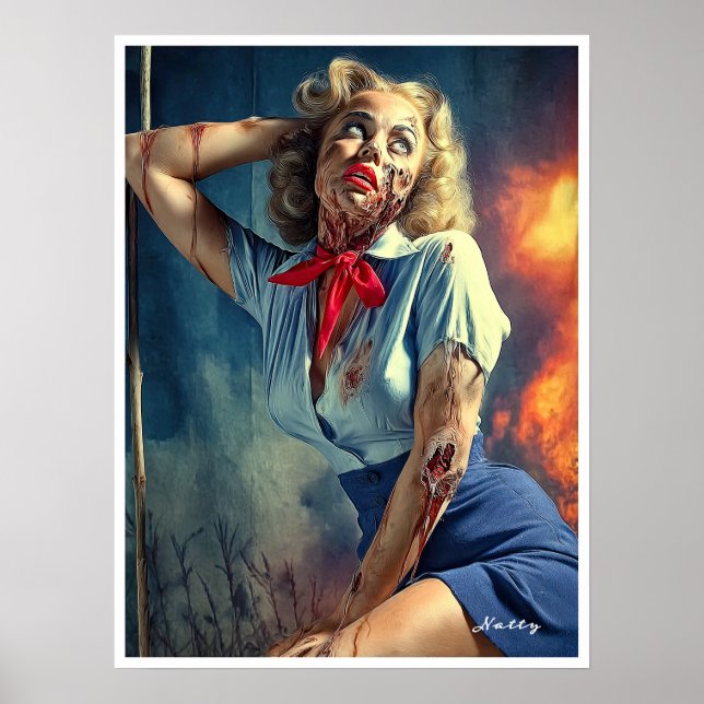 Död, drömsk och farligt förförisk: Natty Poster (Framsidan)